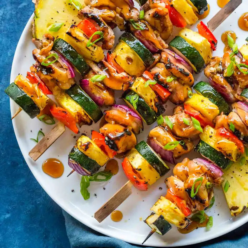 Hawaiian Chicken Skewers