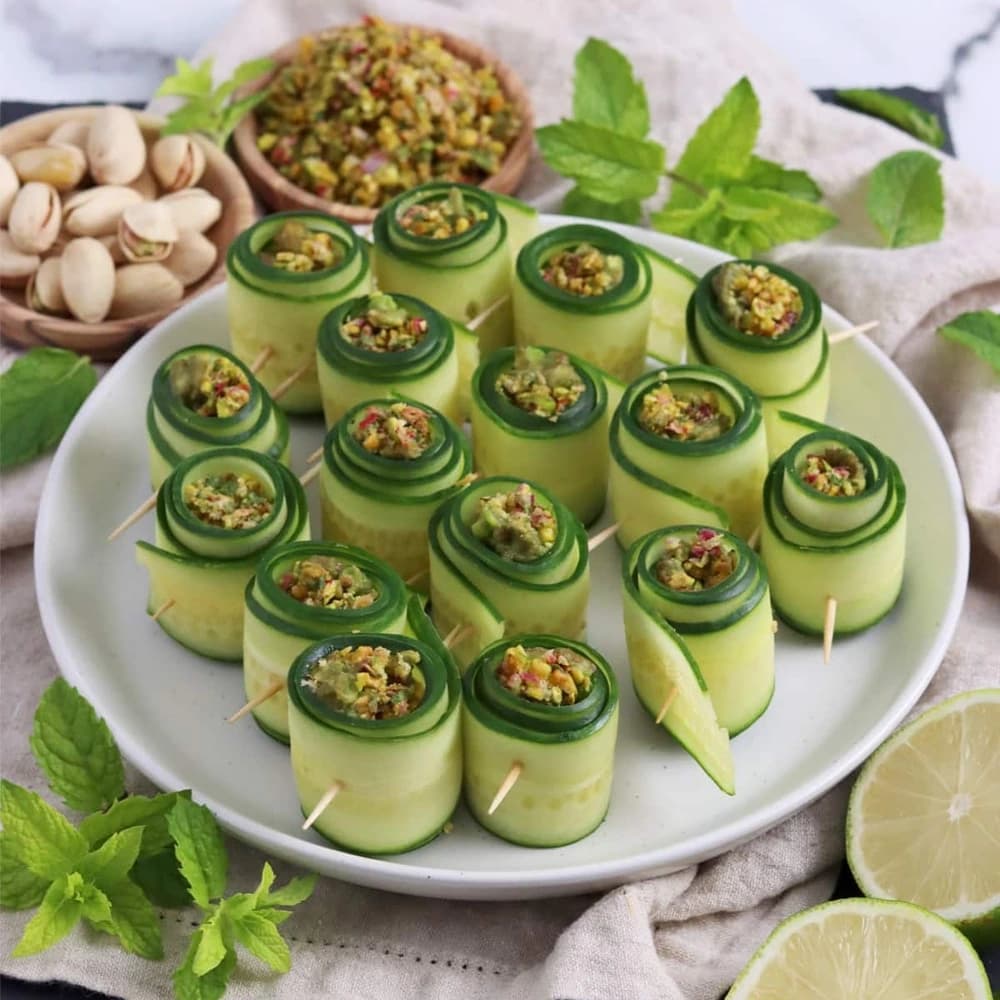 Cucumber Avocado Rolls